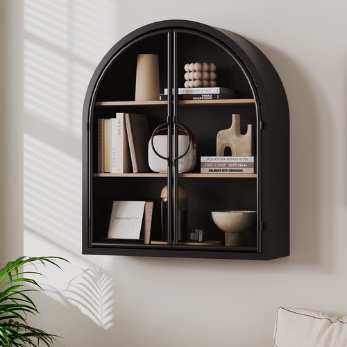 Fully assembled arched wall - fully,