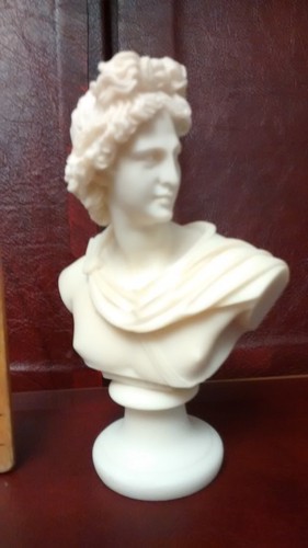 Alabaster apollo sculpture - apollo, /
