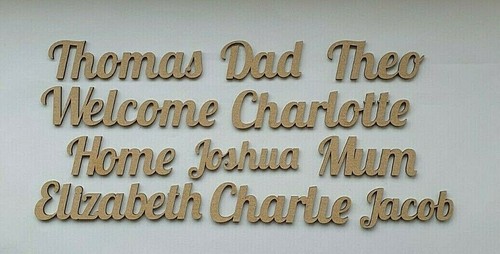 Personalised letters wooden - personalised,
