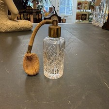 glass perfume bottle vintage