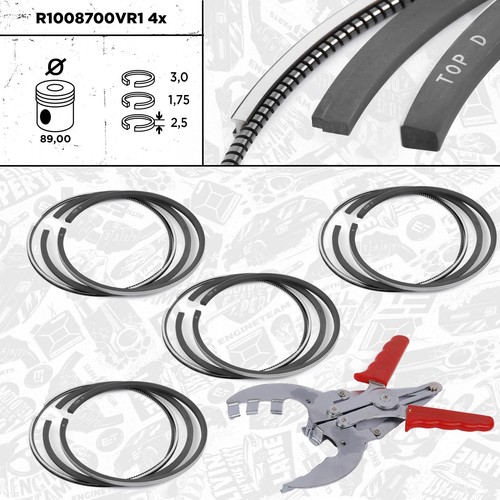 Piston ring kit - ring, for