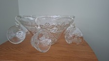 Vintage Clear Heavy Glass