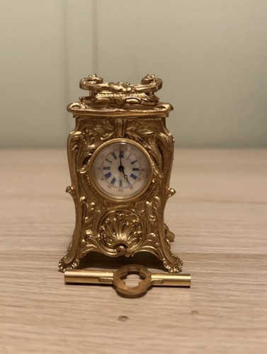 Gilded bronze fine miniature - gilded,