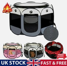 Foldable Soft Fabric Dog Crate Cat Cage Pet Portable Travel Puppy Play Pen Tent