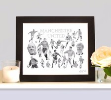 MANCHESTER UTD Legends Art