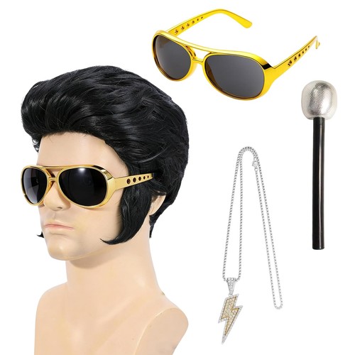 Piece set elvis costume for - 4-piece,