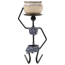  Succulent Flower Pot Decoration Woman Miss Indoor Home Wrought Iron Planters