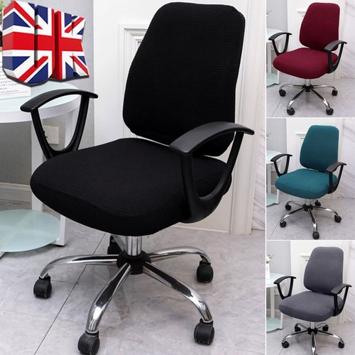 Office split chair cover - office,