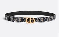 Dior Belt Blue Smooth