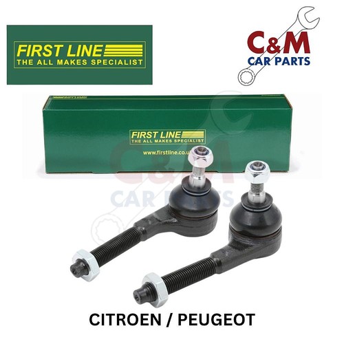 Track rod end pair - track, fits