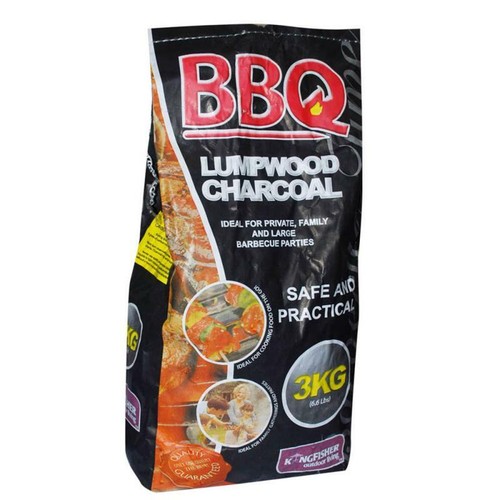 Bbq lumpwood charcoal 3kg - lumpwood,