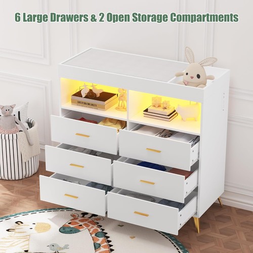 Dresser for bedroom with - for, 6