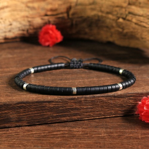 Natural black tourmaline - black,