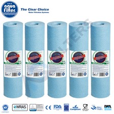 10pk 5 Micron Aquafilter Bacteriostatic Anti-Bacterial Sediment Water Filter 10"
