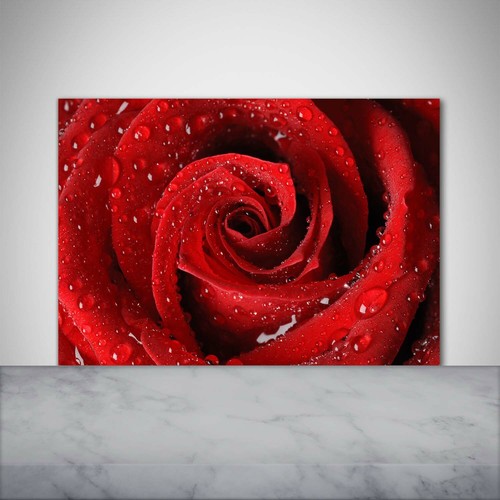 Tulup kitchen glass splashback - glass,
