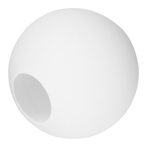 White frosted glass globe - glass, lamp