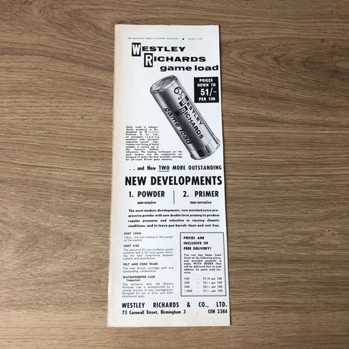 Guns167 magazine advert - guns167, 12x5