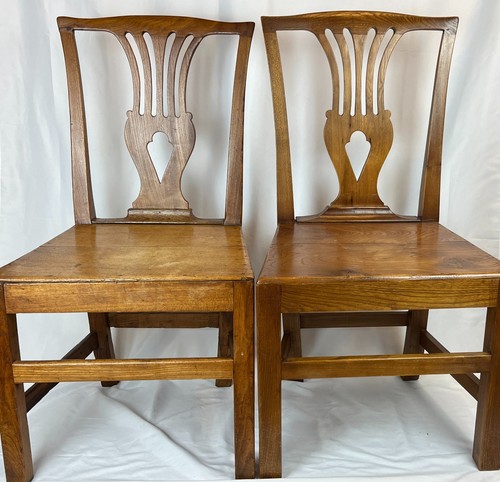 Vintage pair elm beech - pair,