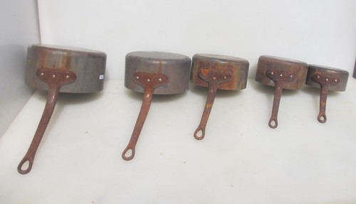 Antique copper sauce - copper, pan