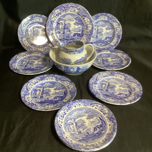 Spode blue italian x 6 - 6.25”,