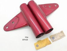 Yamaha LS2 LS3 HX90 HS2 Front Fork Cover Headlight Pair Red NOS Japan