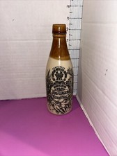 MOERLEIN'S OLD JUG LAGER BIER CINCINNATI 1890s PRE PRO STONEWARE BEER BOTTLE