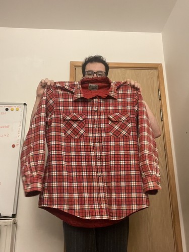 Red lumberjack plaid outdoor - lumberjack,