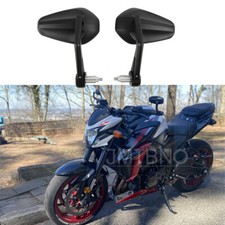 For Suzuki GSXS750 GSXS1000 SV650 Motorcycle 7/8" Handle Bar End Mirrors Black