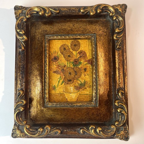 Sunflowers van gogh - gogh, textured
