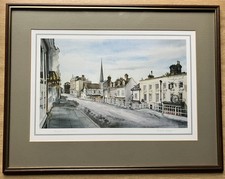 Hemel Hempstead Old High Street Signed Print by Peter Wagon