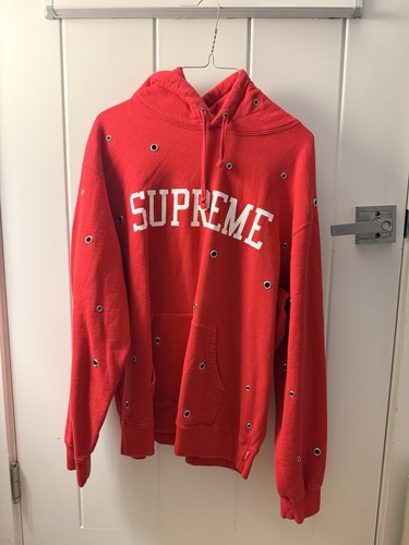 Supreme logo red pullover - logo,