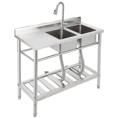 Stainless steel utility sink - steel,