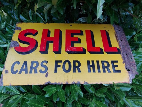 Shell cars for - hire, enamel