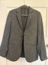 Jack Wills Moon Tweed Blazer Jacket Men's 34R Grey Country Sporting Shooting