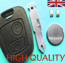 Peugeot 206 2 Button Remote Key Fob Case Repair Refurbishment Kit