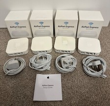 4 x APPLE AIRPORT EXPRESS WIRELESS ROUTER 2ND GEN 802.11N MC414B/A A1392 FOUR