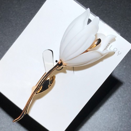 2pcs enamel tulip flower - 2pcs,