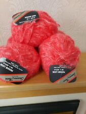 New 5/50 g LuXUry Mohair yarn 100% Acrilic, Double knitting, Red