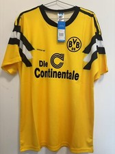 Borussia Dortmund Retro 1989-90 Home Shirt yellow adidas - sizes L & XL
