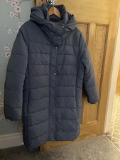 NEXT Size 16 Ladies Padded blue Winter Coat Excellent Condition - hardly worn