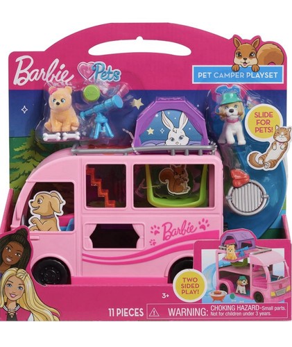 Barbie pet camper playset - barbie, two