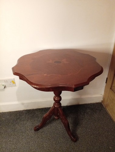 Vintage coffee table inlaid - coffee,