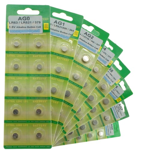 Button coin cell alkaline - 1.5v,