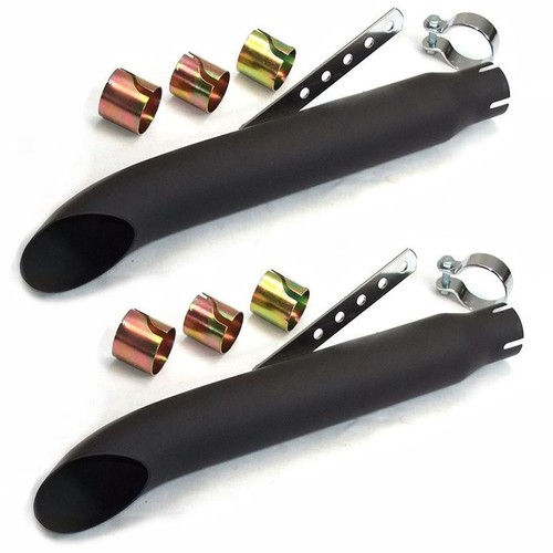 Pair black motorcycle turn - of,