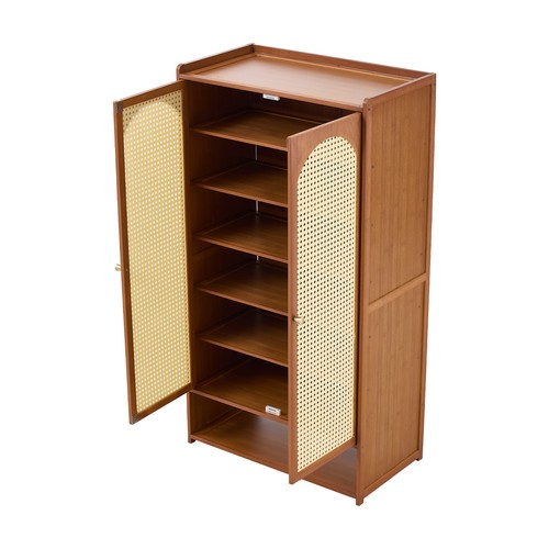 Large wooden shoe cabinet - large,