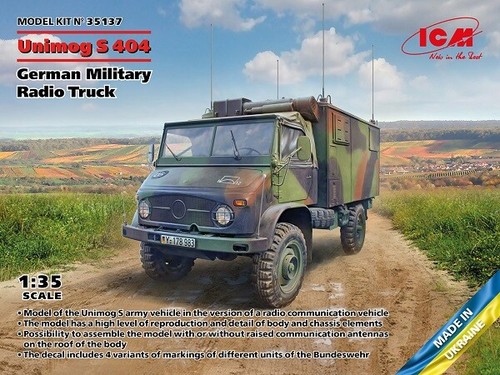 Icm 35137 unimog s - icm, 1:35