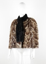 Gucci Ocelot Print Murmel Fur