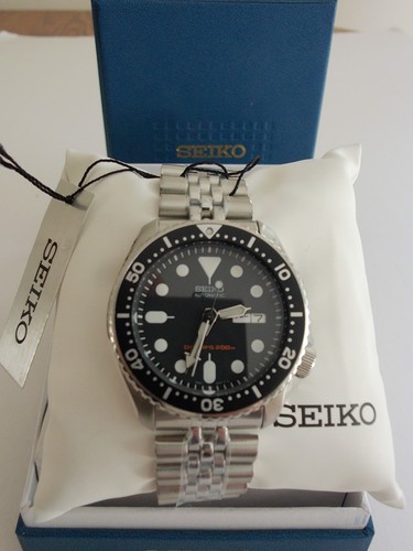 Seiko black boy skx007k2 - black,
