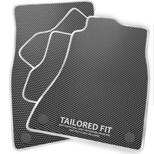 To fit Mercedes E Class W124 1985-1995 Diamond Rubber Car Mats [DL]