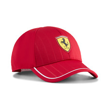 Scuderia Ferrari F1 Team PUMA Baseball Cap Hat 2025 Red OSFM Adults Free UK Ship